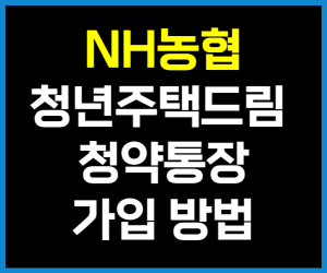 농협 청년주택드림 청약통장